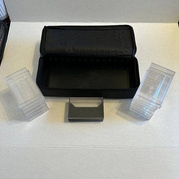 Case Logic cassette tape storage/carrying case with 15 empty cassette cases-Blk - Picture 8 of 11